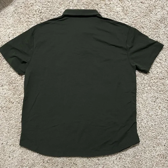BYLT Premium Basics Lux Army Hunter Green Short Sleeve Polo Shirt Size XXL - Picture 4 of 6
